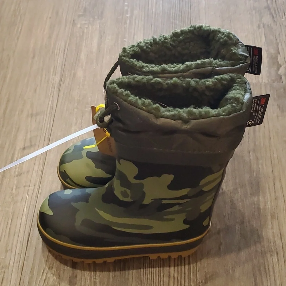 SOLARRAIN Camo Waterproof Snow/Rainboots